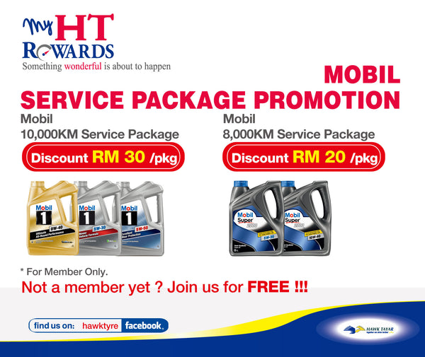 MOBIL SERVICE PACKAGE PROMOTION – Hawk Tyre Service Sdn Bhd