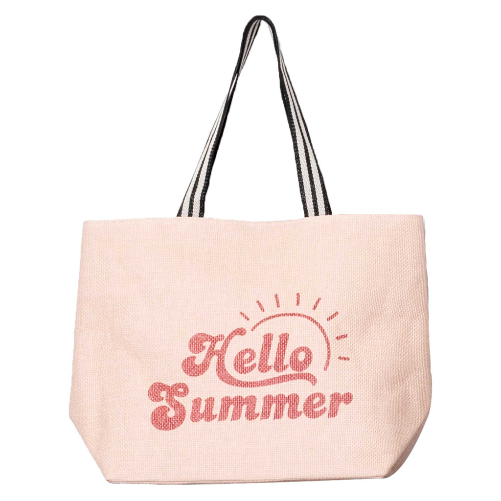 hello summer beach bag