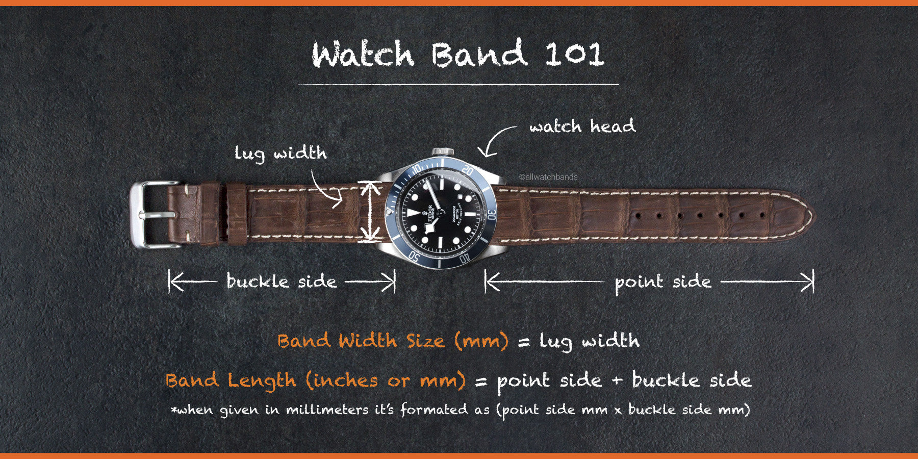 Printable Watch Band Sizing Guide