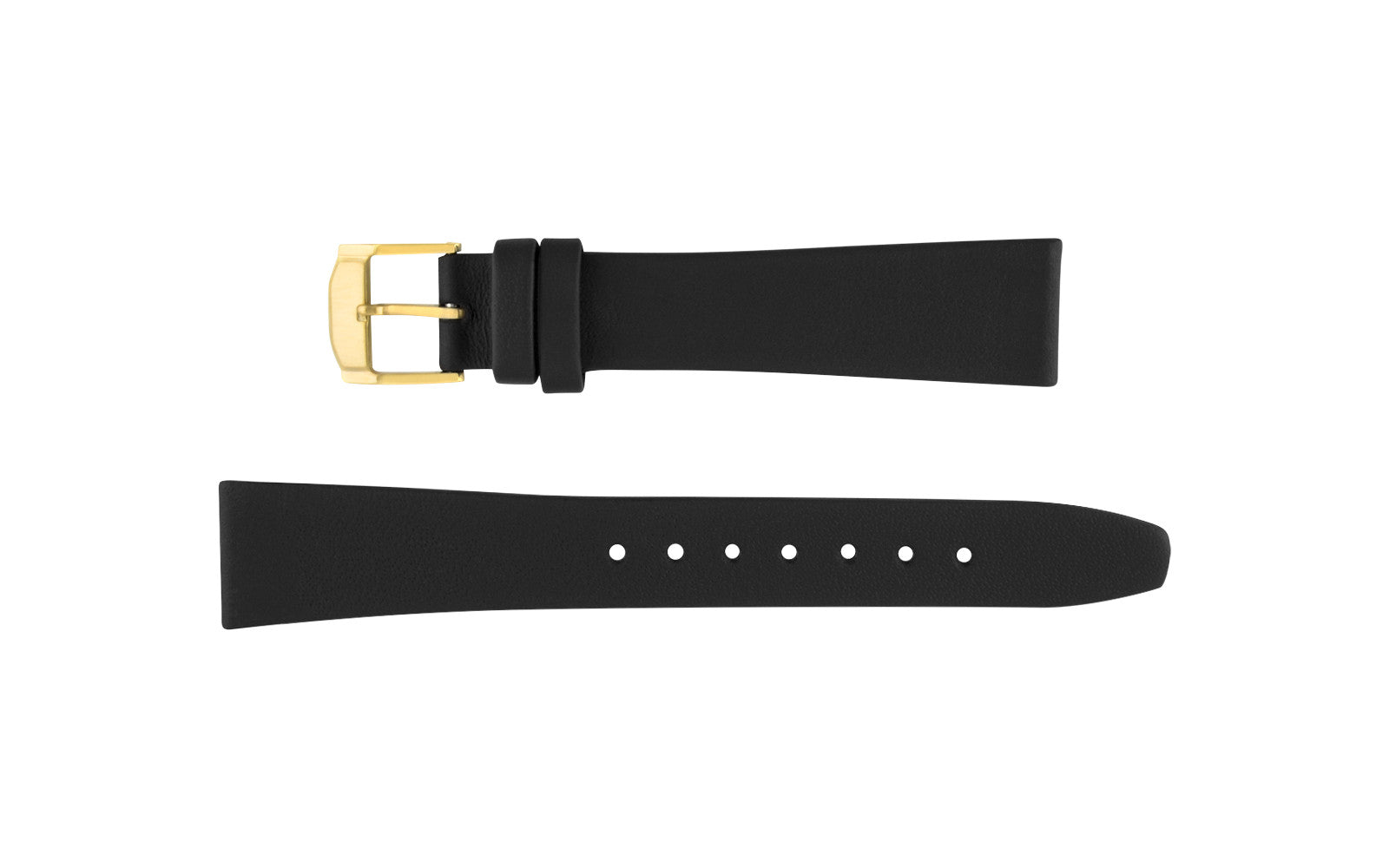 mens black leather watch bands