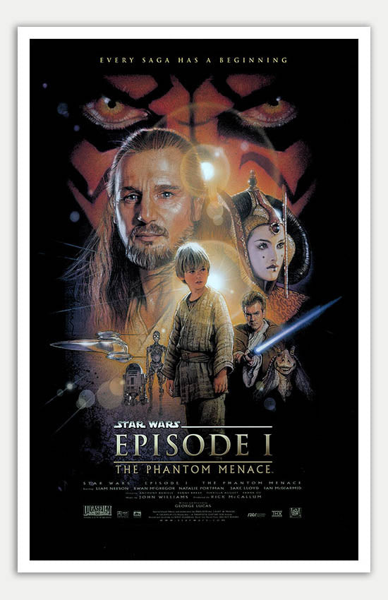 Star Wars: Episode I - The Phantom Menace - 11" x 17"  Movie Poster - Mini Movie Posters product image