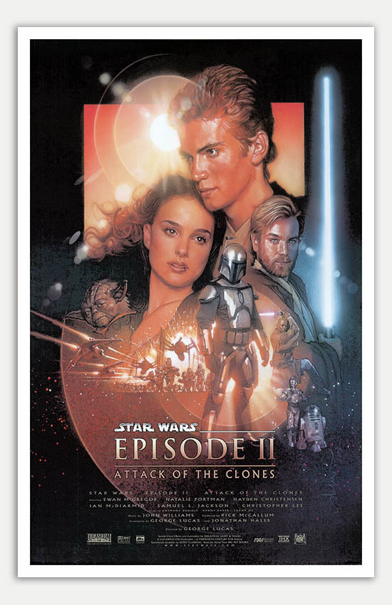 Star Wars: Episode II - Attack Of The Clones - 11" x 17"  Movie Poster - Mini Movie Posters product image