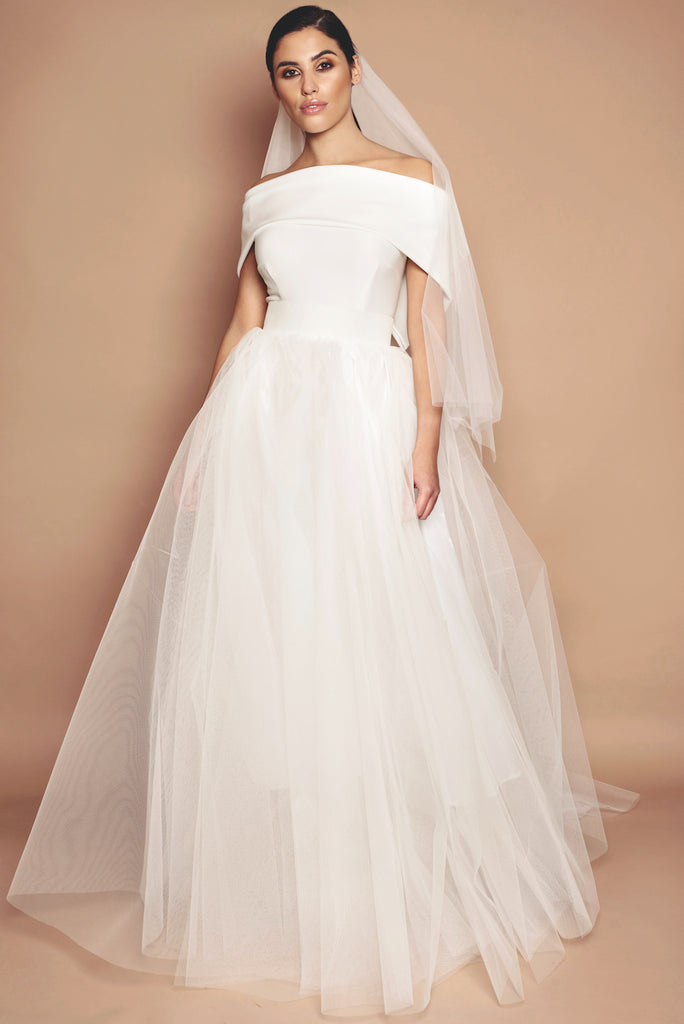 Ivory Holly Wedding Dress - Full Length - Kirsty Doyle Fashion