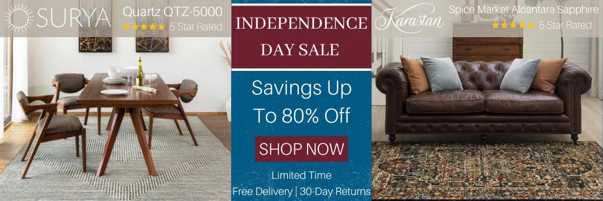 Independence Day Rug Sale