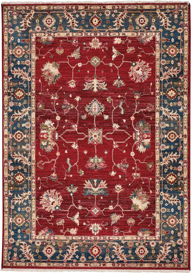 Capel Landis-Keshan 3924 Crimson Navy Area Rug – Incredible Rugs and Decor