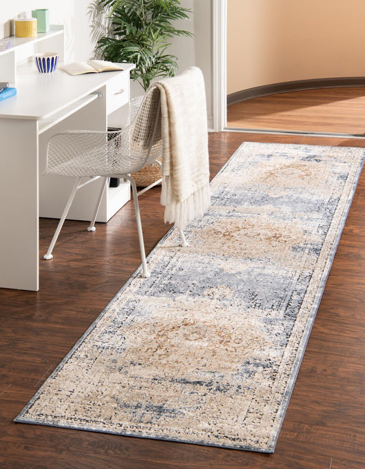 Unique Loom Chateau T-H443E Dark Blue Area Rug – Incredible Rugs