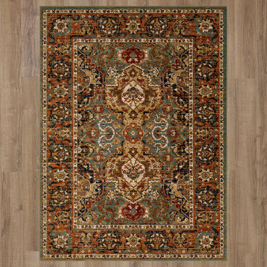 Pet Friendly Spice Market Han Sapphire Rug