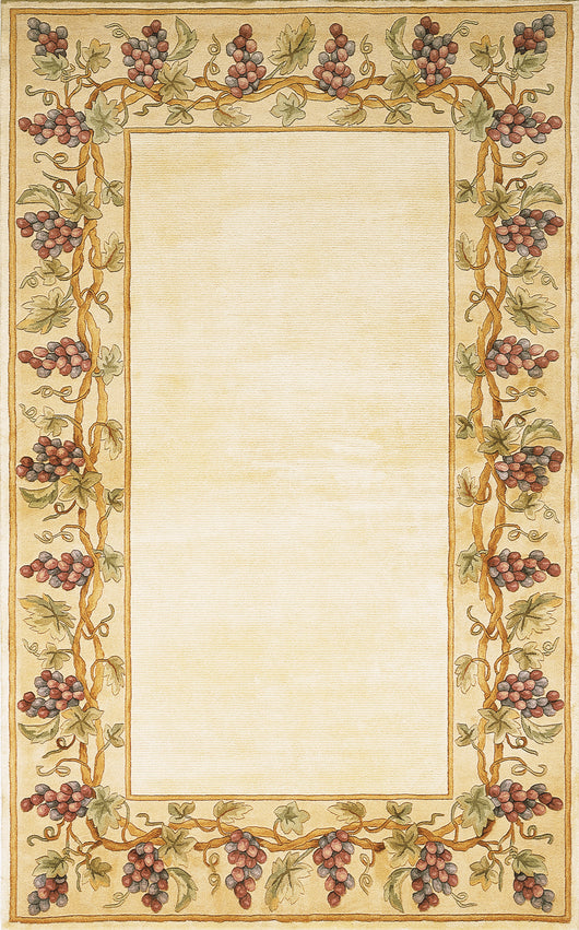 Athena Garden Butterfly Floral Wool Area Rugs