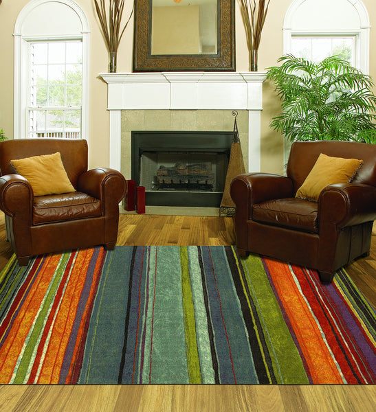 Mohawk Home New Wave Rainbow Multi Area Rug Incredible Rugs And