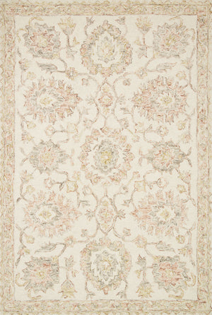 Loloi Norabel NOR-01 Ivory Multi Rug - 5 ft x 7 ft 6 in