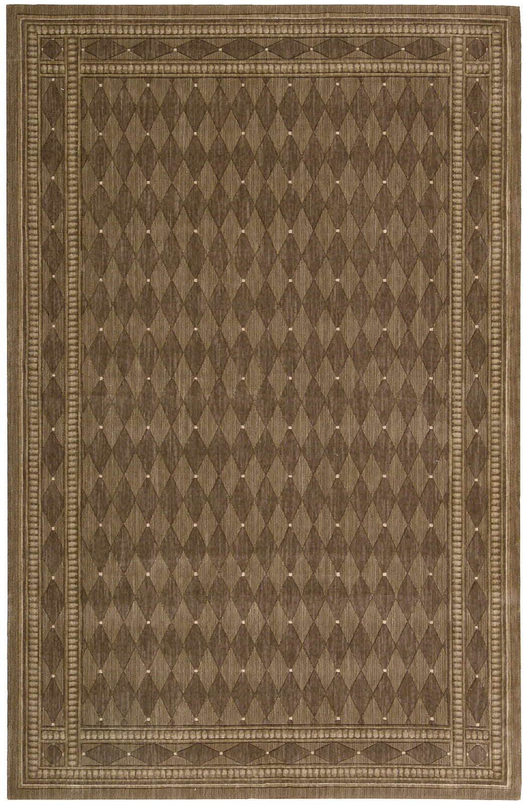 Embossed Mocha 3 ft. x 4 ft. Door Mat by TrafficMaster in good