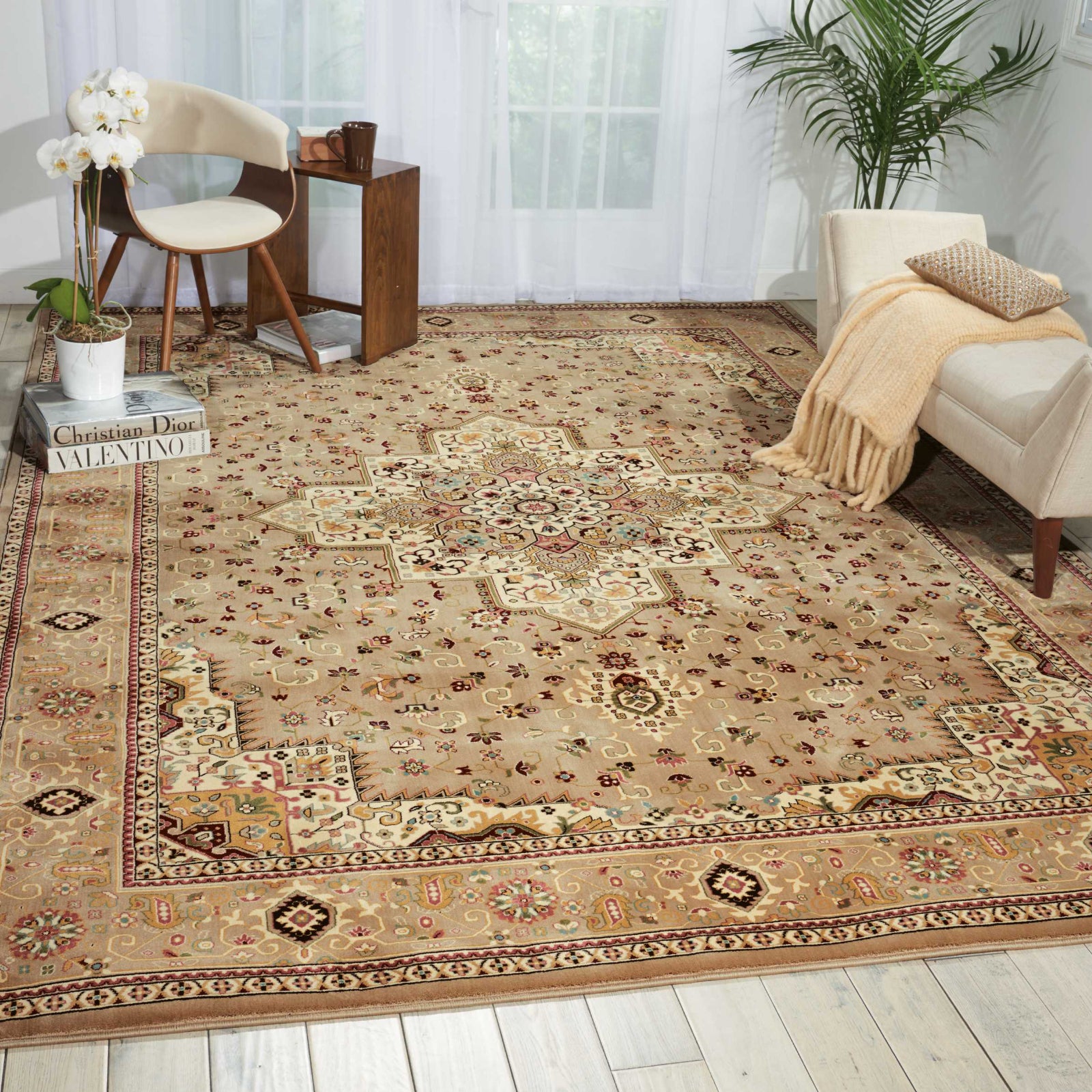 Nourison Ki11 Antiquities ANT09 Beige Area Rug by Kathy Ireland ...