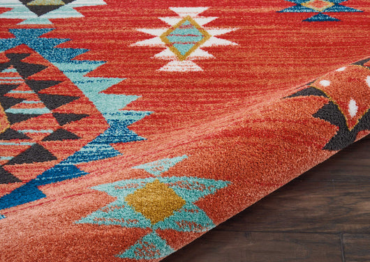 Nourison Caribbean CRB07 Rust Area Rug – Incredible Rugs and Decor