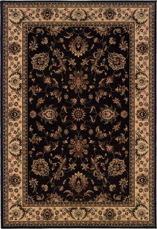 Oriental Weavers Ariana 311K3 Black/Ivory Area Rug – Incredible