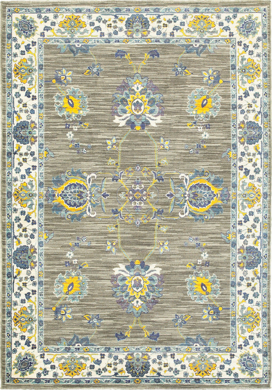 Gilbert 4152 E Grey Blue Runner by Oriental Weavers