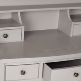 Safavieh Landon 5 Drawer Writing Desk Quartz Grey Incredible