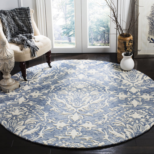 Safavieh Blossom 107 Blue/Ivory Area Rug – Incredible Rugs and