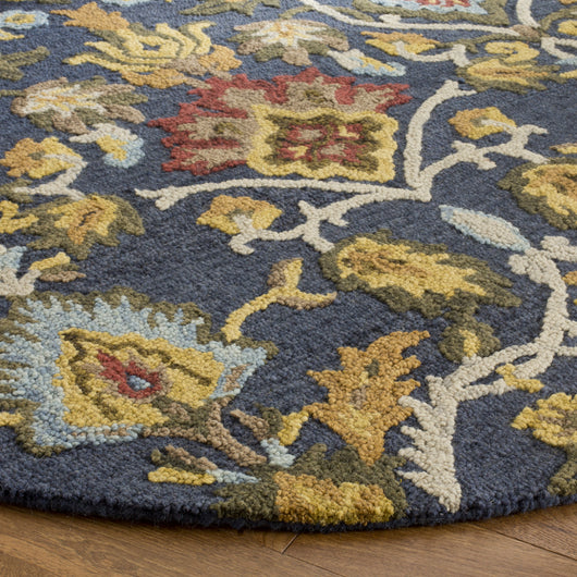 Safavieh Blossom 402 Navy/Multi Area Rug – Incredible Rugs and Decor