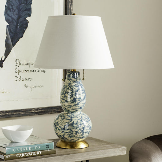 safavieh blue table lamp