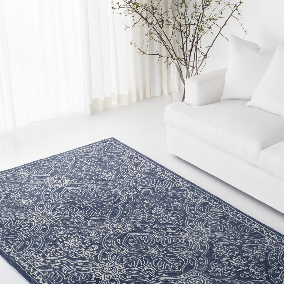 Safavieh Lauren Ralph Etienne Area Rug Navy/Ivory – Incredible Rugs and  Decor