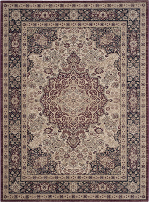 Safavieh Lavar Kerman LVK601B Creme/Red Area Rug