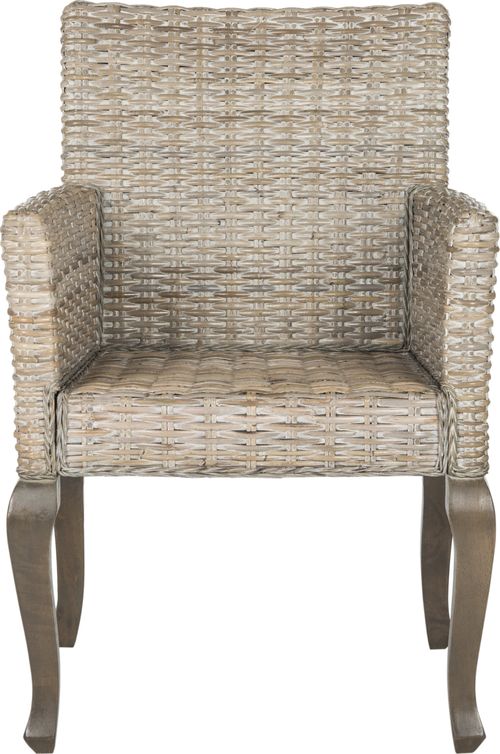 white wash wicker dining chairs