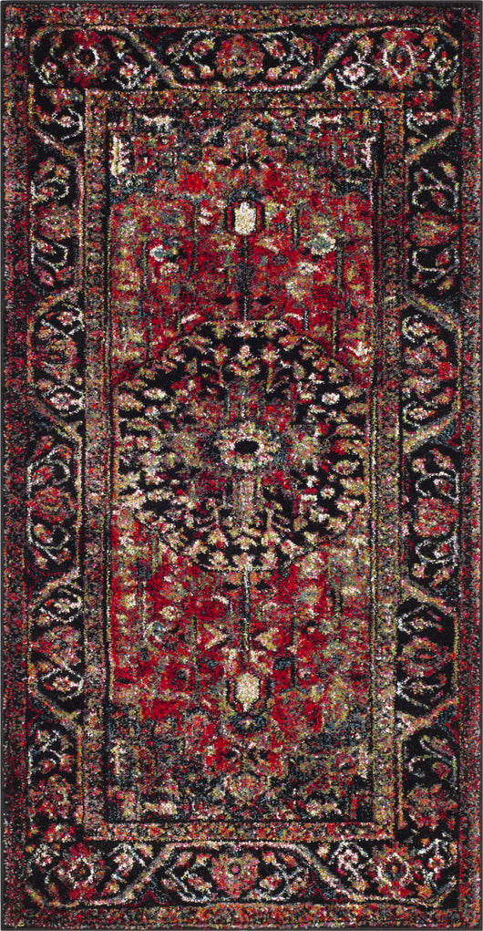 Safavieh Vintage Hamadan VTH211A Red / Multi Rug 2' 2 x 8' 0 Runner