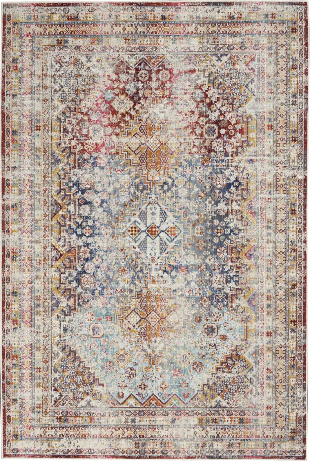 Nourison Vintage Kashan VKA01 Red Area Rug – Incredible Rugs and Decor