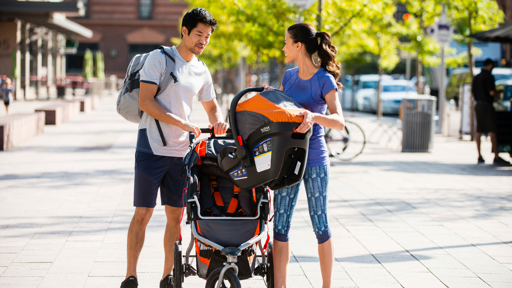 bob double stroller measurements