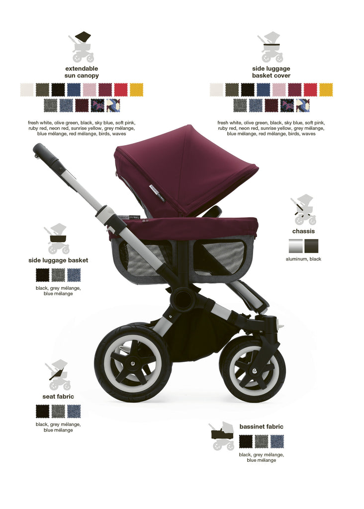 bugaboo donkey sky blue