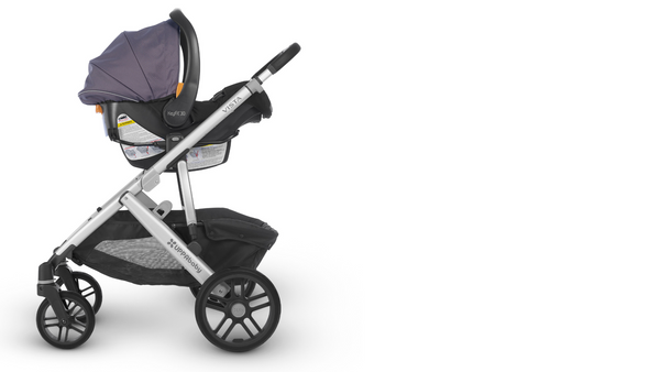 Chicco Car Seat on the Lower Position of a UPPAbaby Vista
