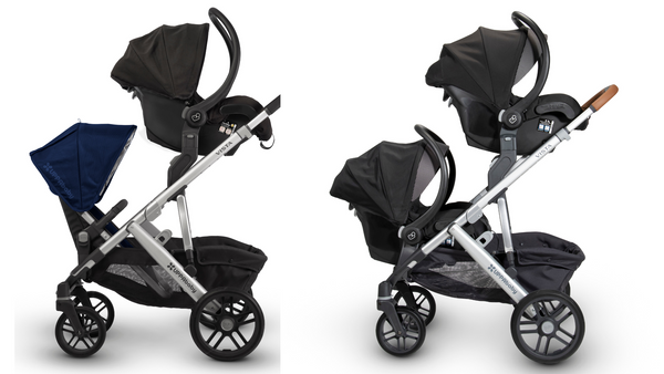 uppababy vista car seat and rumble seat