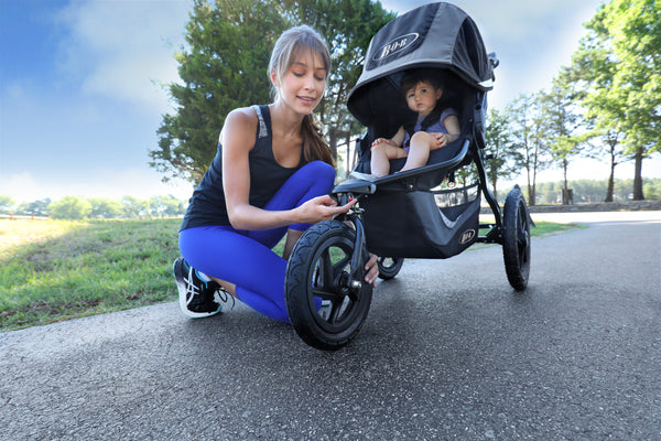 running with uppababy vista