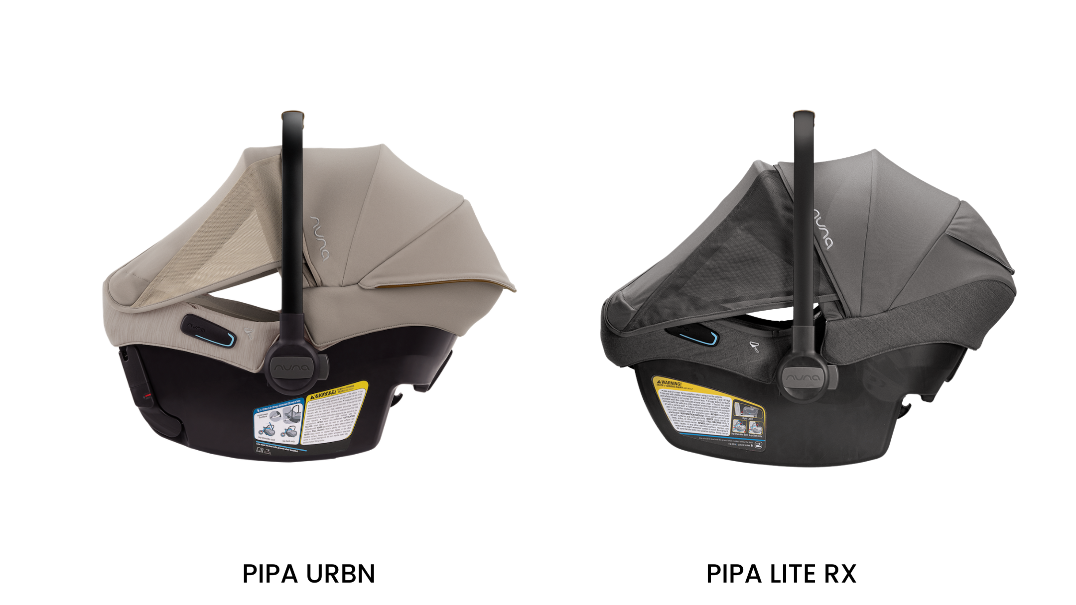 Nuna PIPA Urbn vs. Nuna PIPA Lite RX Infant Car Seat