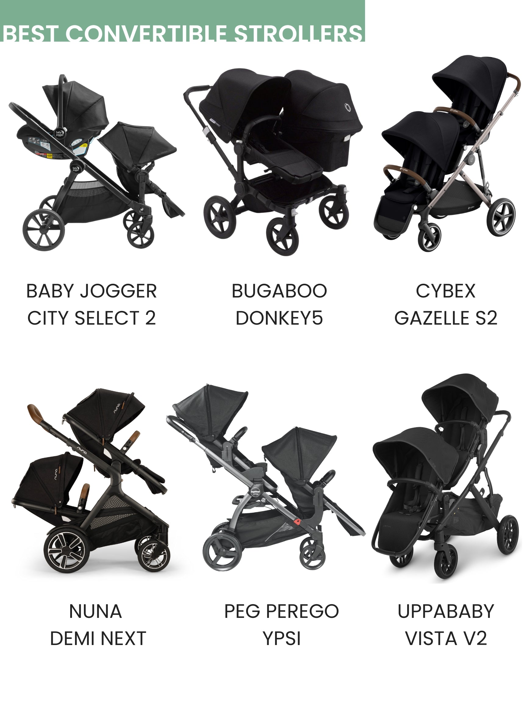 Best convertible strollers