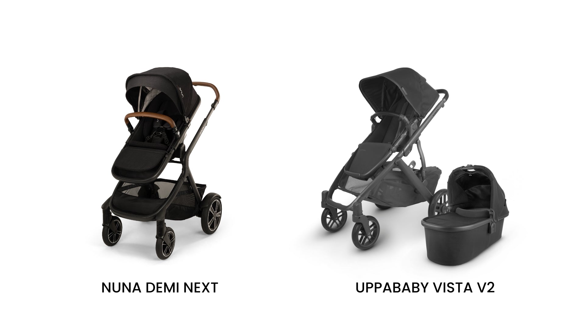 Nuna Demi Next vs UPPAbaby Vista V2 Strollers