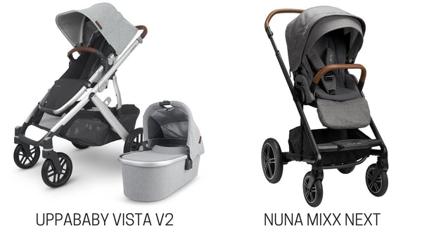 UPPAbaby VISTA V2 vs. Nuna MIXX Next Stroller Comparison