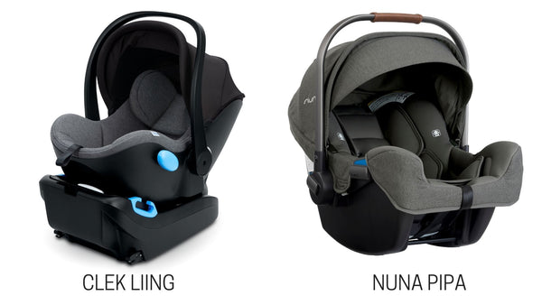 Clek Liing vs. Nuna PIPA Series Infant Car Seat Comparison