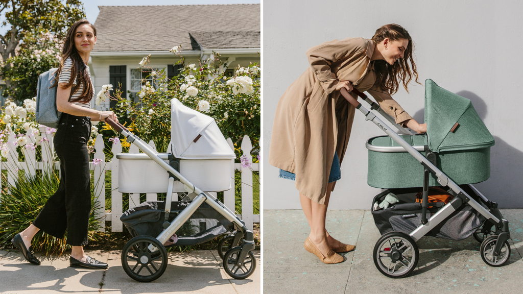 uppababy vista fold with bassinet