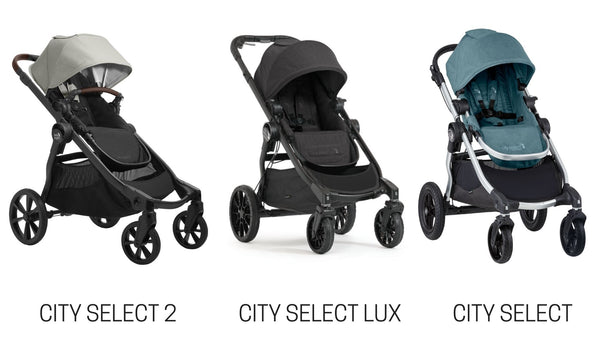 brug Latterlig hele Baby Jogger City Select 2 vs. City Select and City Select Lux Stroller  Comparison | Strolleria