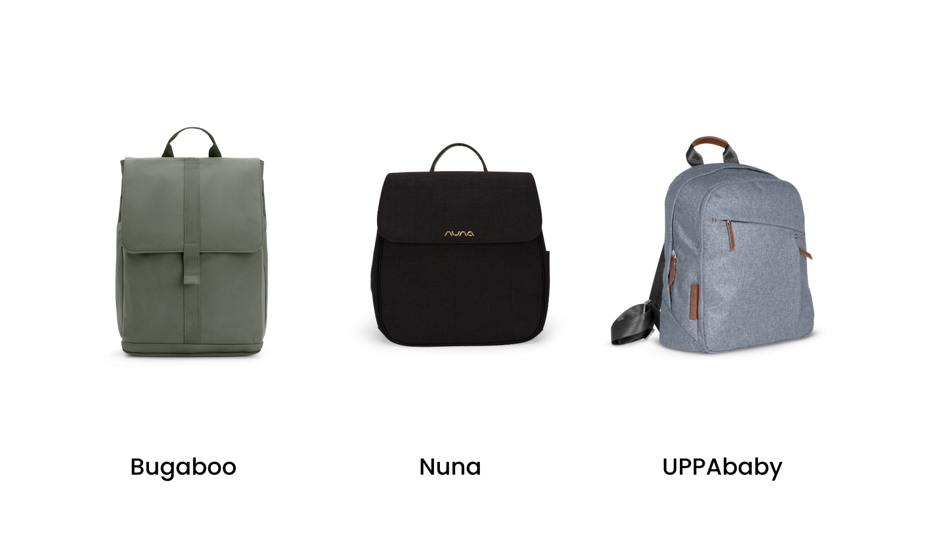 Bugaboo, Nuna and UPPAbaby Diaper Bags