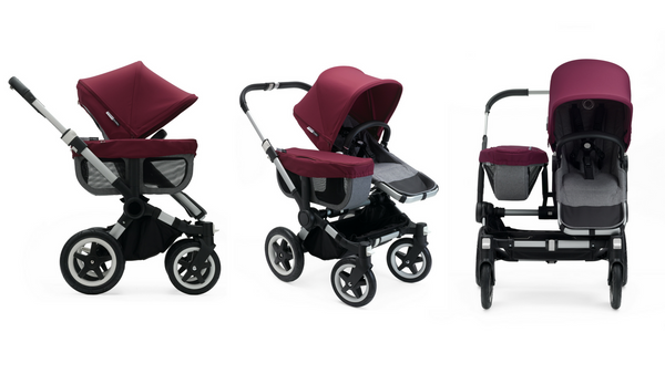 bugaboo donkey red melange