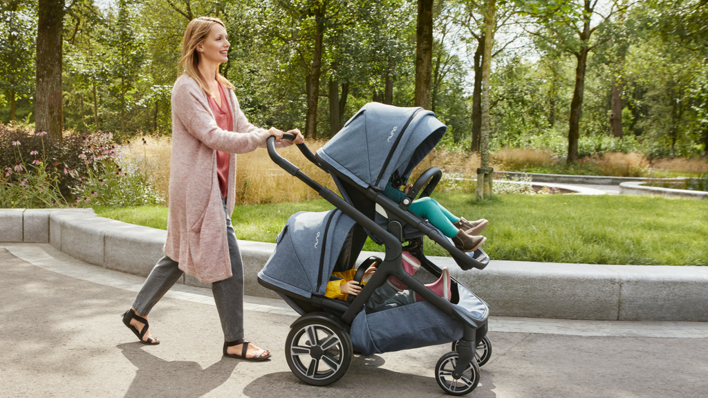 baby stroller family