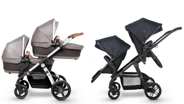 silver cross twin buggy