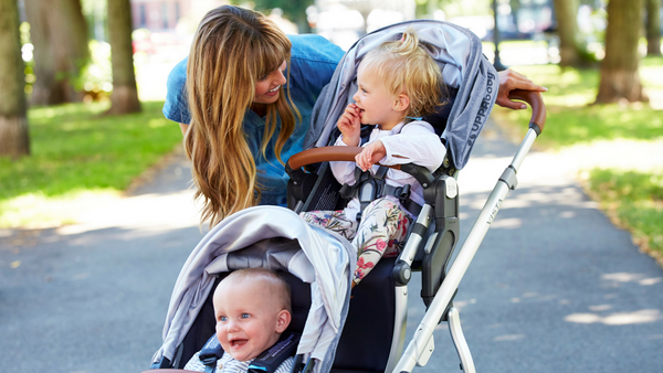 double stroller for infant and 4 year old