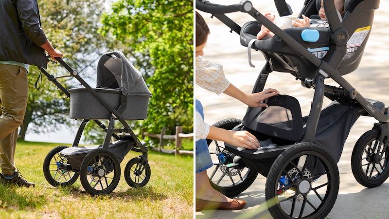 UPPAbaby Ridge Bassinet and Car Seat mode