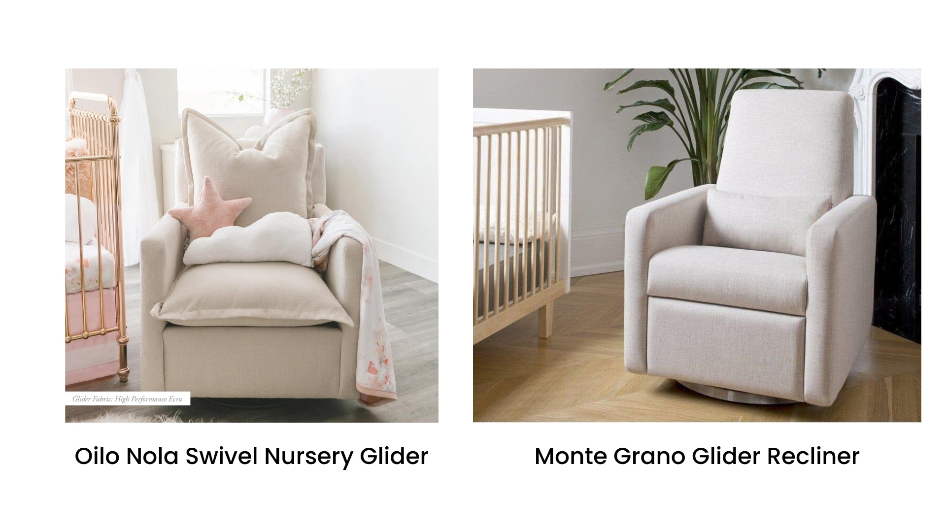 Olio Nola Glider vs. Monte Grano Glider Recliner