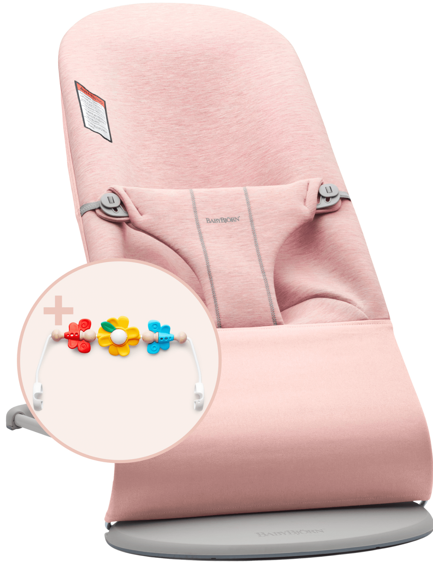 BabyBjorn Bouncer Bliss and Flying Friends Toy Bar Bundle