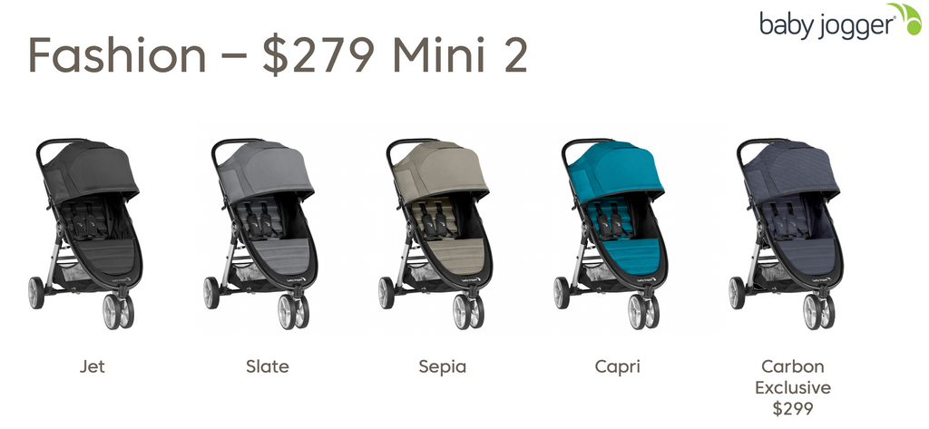 baby jogger city mini gt colours