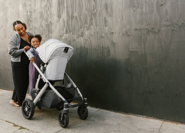 how to fold down uppababy stroller